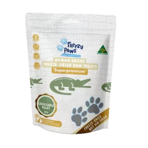 Freezy Paws Superpremium Human Grade Freeze-Dried Crocodile Fillet Raw Treats 70g